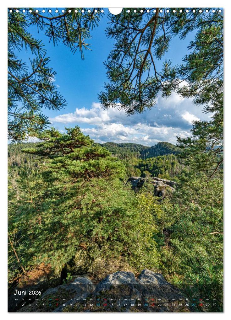 Weitere Ansicht: Höhepunkte der Sächsischen Schweiz (Wandkalender 2026 DIN A3 hoch), CALVENDO Monatskalender | Natalja Maibach und Michael Borgulat, Calvendo