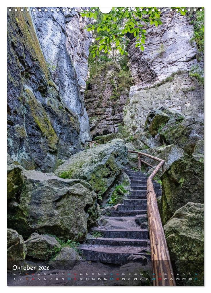Weitere Ansicht: Höhepunkte der Sächsischen Schweiz (Wandkalender 2026 DIN A3 hoch), CALVENDO Monatskalender | Natalja Maibach und Michael Borgulat, Calvendo