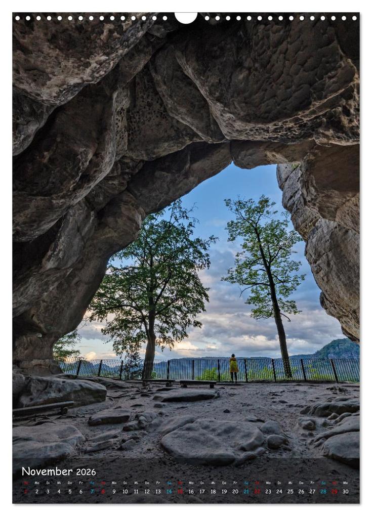 Weitere Ansicht: Höhepunkte der Sächsischen Schweiz (Wandkalender 2026 DIN A3 hoch), CALVENDO Monatskalender | Natalja Maibach und Michael Borgulat, Calvendo