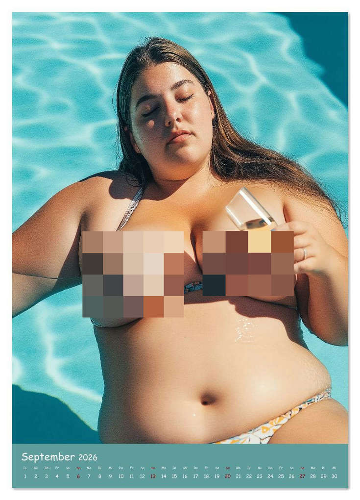 Weitere Ansicht: Curvy Pin-up Girls - Verführerische Rundungen am Pool (Wandkalender 2026 DIN A3 hoch), CALVENDO Monatskalender | MB - Fotografie, Calvendo