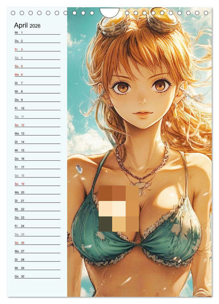 Weitere Ansicht: Manga Erotik. Sexy Cartoon-Girls (Wandkalender 2026 DIN A4 hoch), CALVENDO Monatskalender | Rose Hurley, Calvendo
