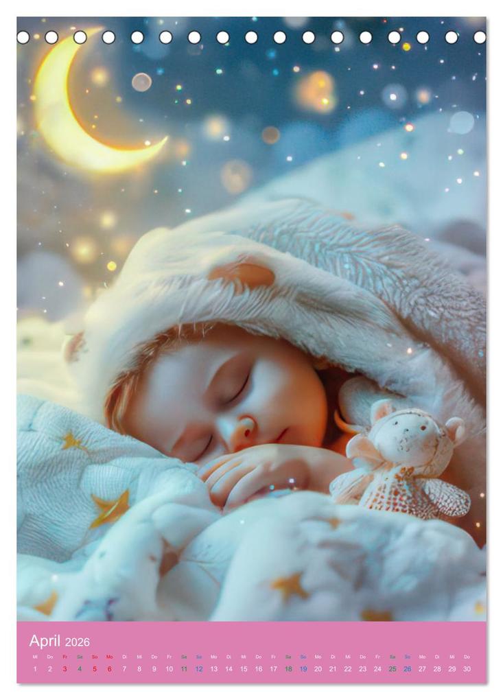 Weitere Ansicht: Bevor wir träumen gehen - Kinderkalender (Tischkalender 2026 DIN A5 hoch), CALVENDO Monatskalender | Liselotte Brunner-Klaus, Calvendo