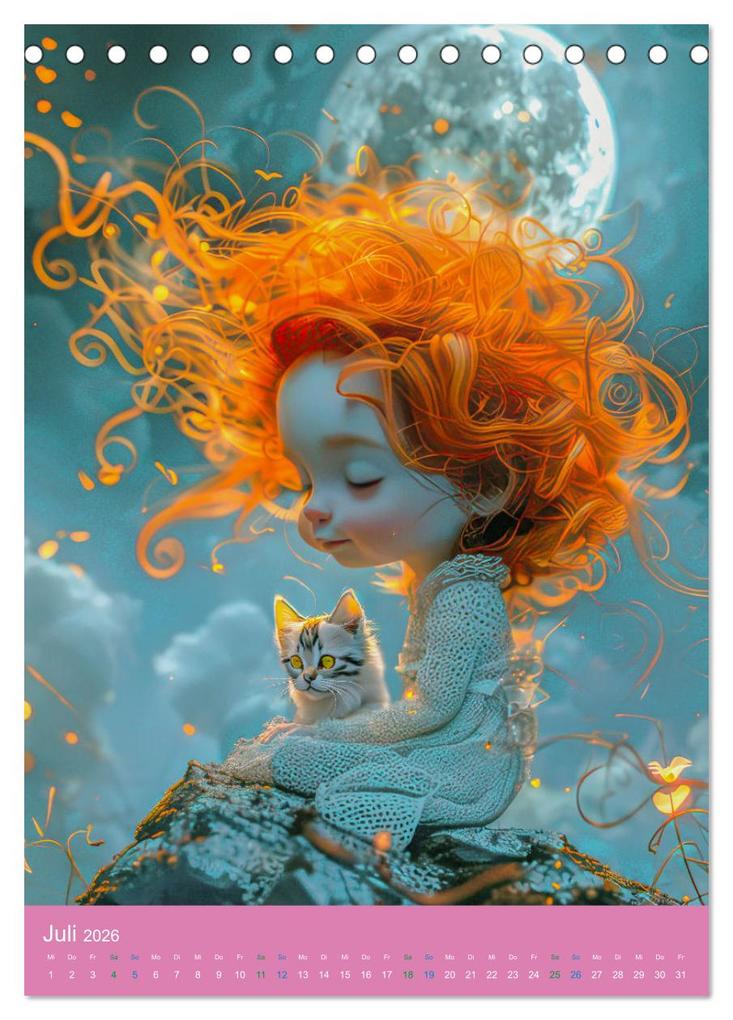 Weitere Ansicht: Bevor wir träumen gehen - Kinderkalender (Tischkalender 2026 DIN A5 hoch), CALVENDO Monatskalender | Liselotte Brunner-Klaus, Calvendo