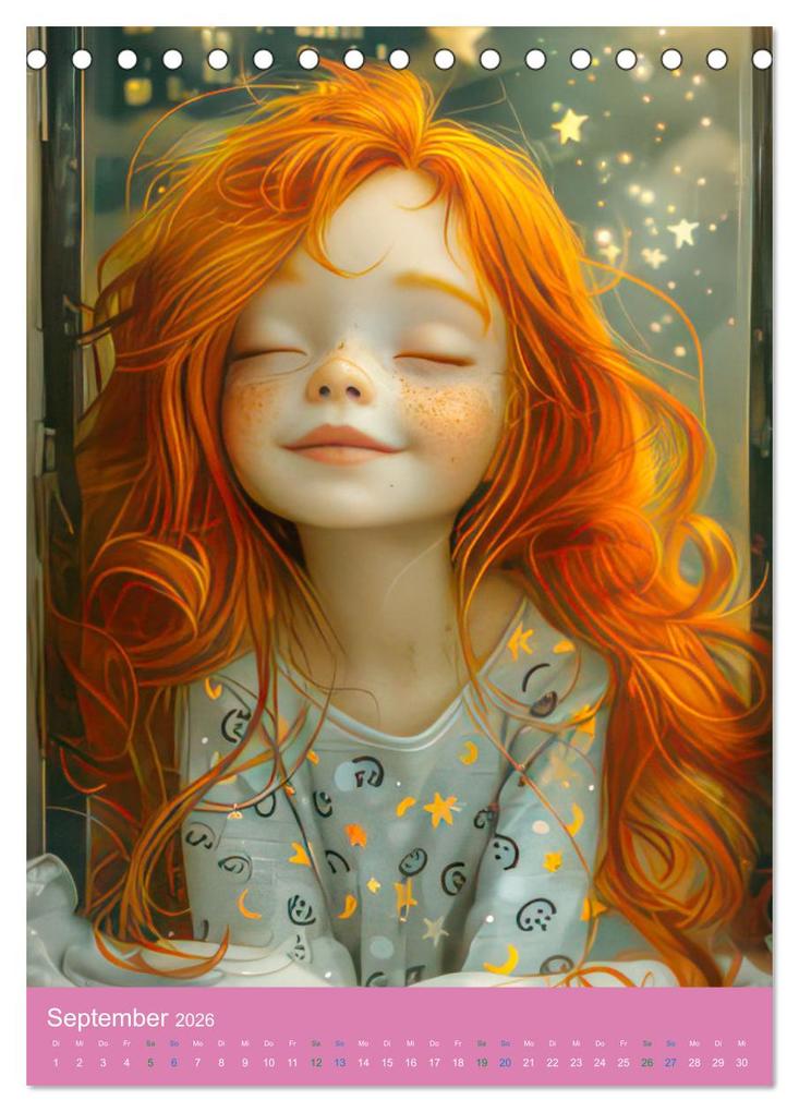 Weitere Ansicht: Bevor wir träumen gehen - Kinderkalender (Tischkalender 2026 DIN A5 hoch), CALVENDO Monatskalender | Liselotte Brunner-Klaus, Calvendo