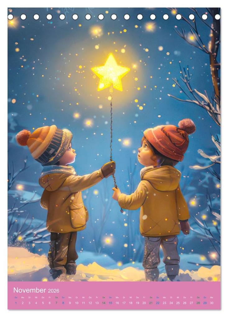 Weitere Ansicht: Bevor wir träumen gehen - Kinderkalender (Tischkalender 2026 DIN A5 hoch), CALVENDO Monatskalender | Liselotte Brunner-Klaus, Calvendo