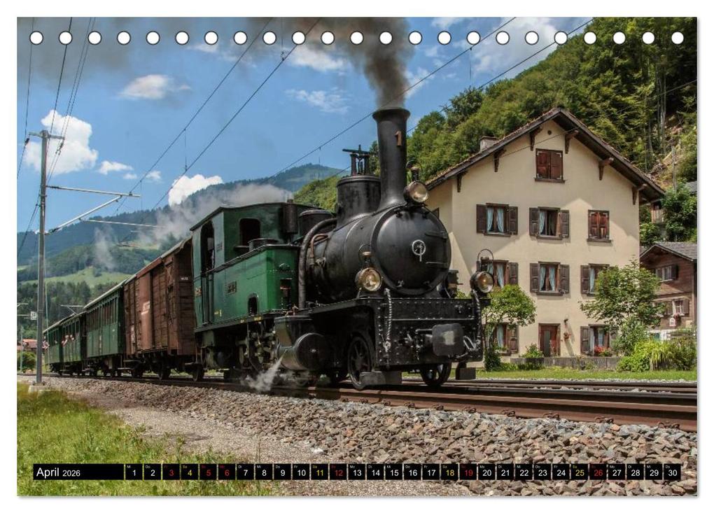 Weitere Ansicht: Rhätische Bahn 2026 (Tischkalender 2026 DIN A5 quer), CALVENDO Monatskalender | Stefan Schulthess, Calvendo