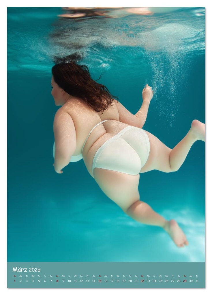 Weitere Ansicht: Curvy Pin-up Girls - Verführerische Rundungen am Pool (hochwertiger Premium Wandkalender 2026 DIN A2 hoch), Kunstdruck in Hochglanz | MB - Fotografie, Calvendo