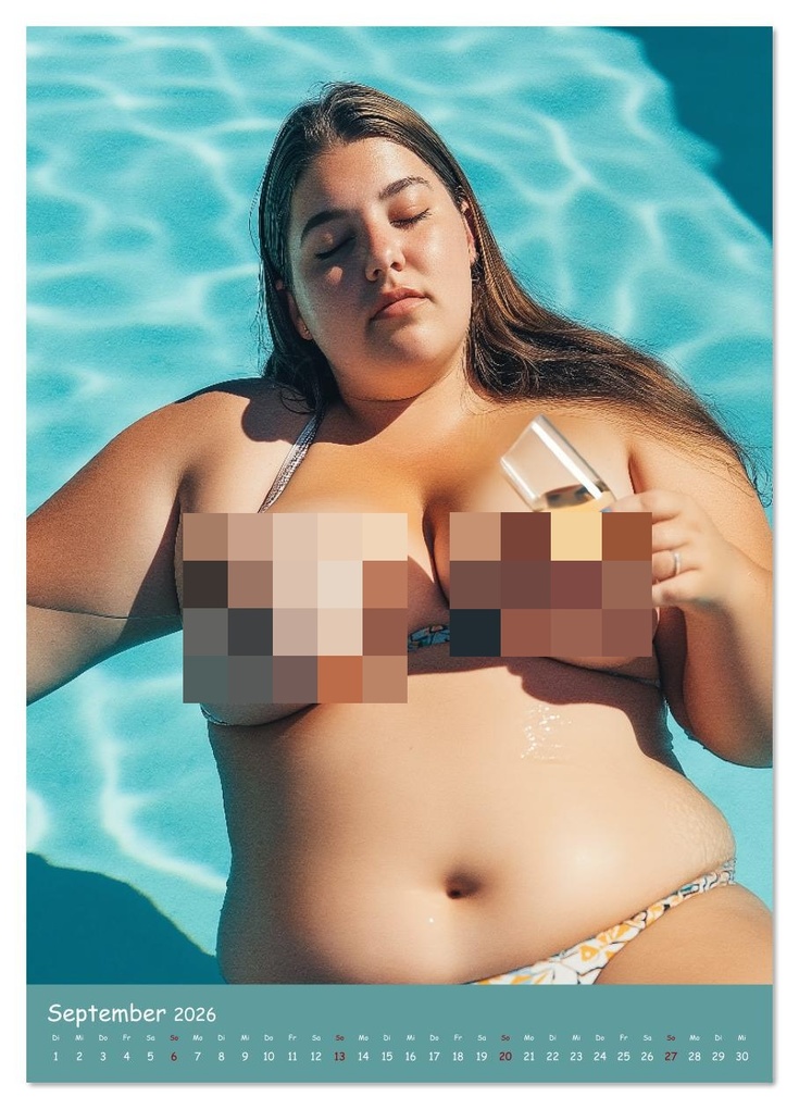 Weitere Ansicht: Curvy Pin-up Girls - Verführerische Rundungen am Pool (hochwertiger Premium Wandkalender 2026 DIN A2 hoch), Kunstdruck in Hochglanz | MB - Fotografie, Calvendo
