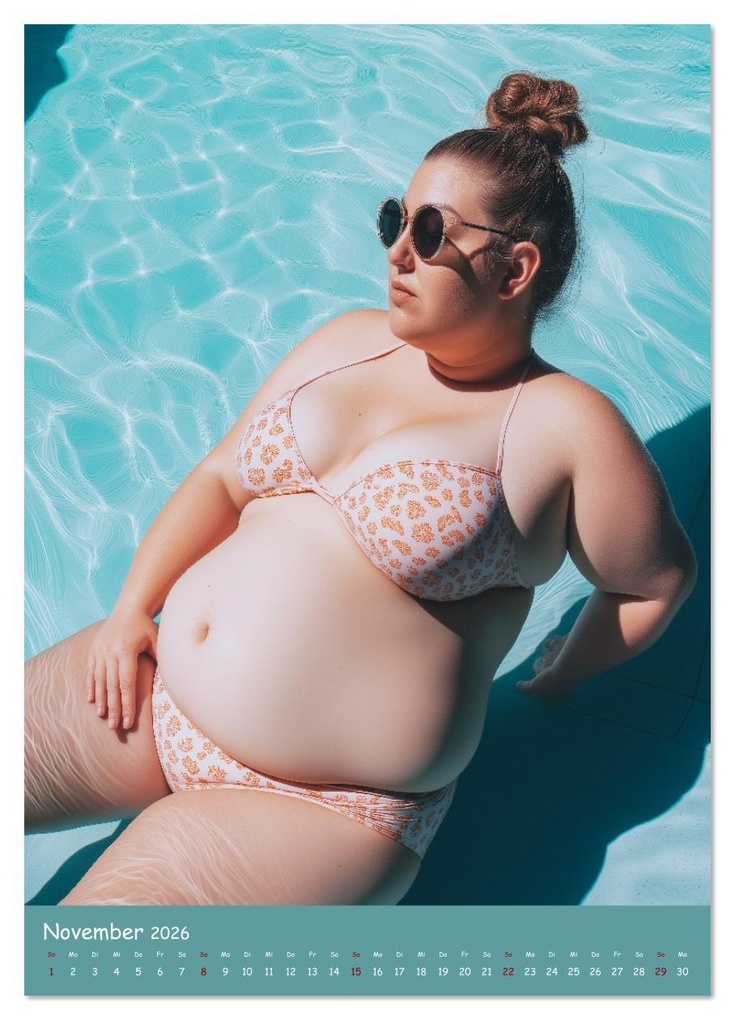Weitere Ansicht: Curvy Pin-up Girls - Verführerische Rundungen am Pool (hochwertiger Premium Wandkalender 2026 DIN A2 hoch), Kunstdruck in Hochglanz | MB - Fotografie, Calvendo