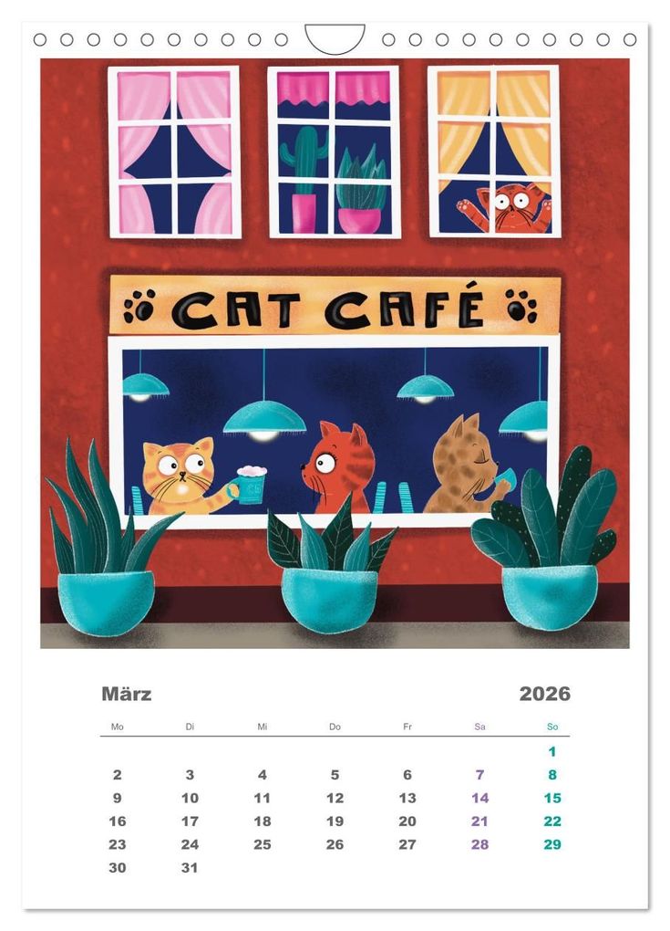 Weitere Ansicht: Leopold der Dritte - Ein Kater zum Knuddeln (Wandkalender 2026 DIN A4 hoch), CALVENDO Monatskalender | Danja Krampikowski, Calvendo