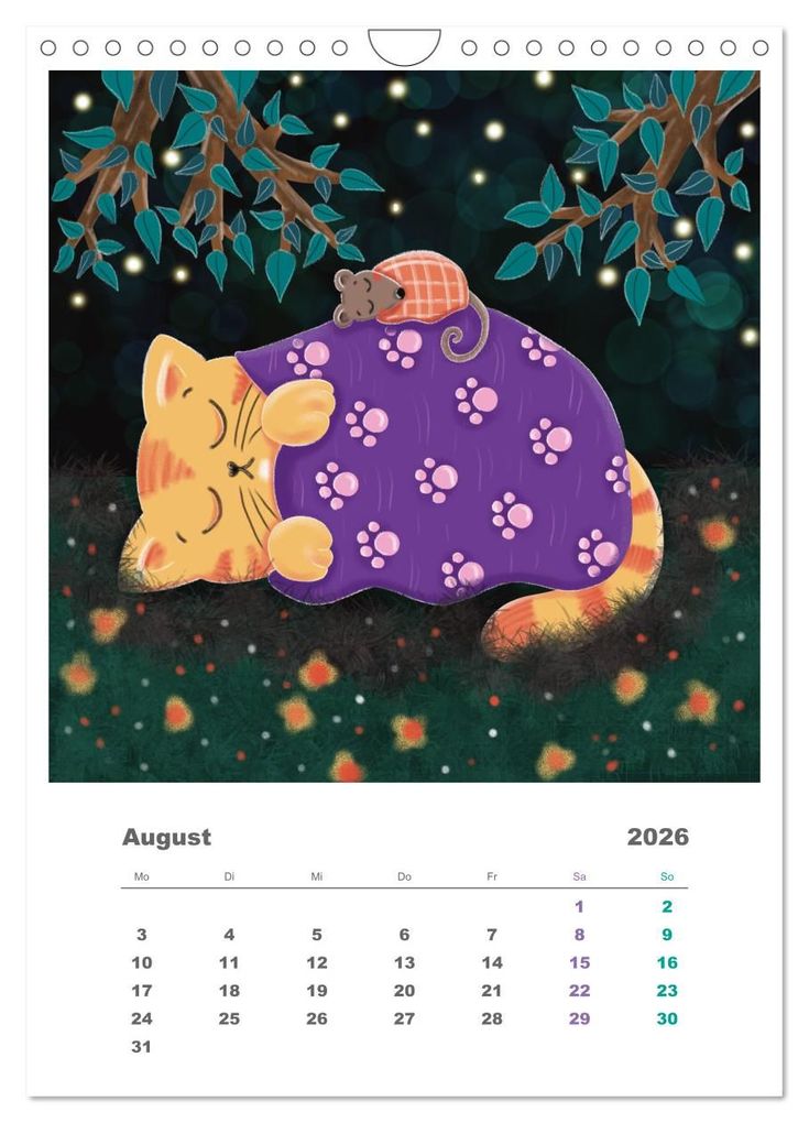 Weitere Ansicht: Leopold der Dritte - Ein Kater zum Knuddeln (Wandkalender 2026 DIN A4 hoch), CALVENDO Monatskalender | Danja Krampikowski, Calvendo