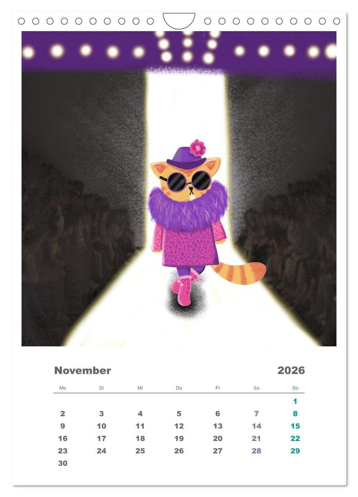 Weitere Ansicht: Leopold der Dritte - Ein Kater zum Knuddeln (Wandkalender 2026 DIN A4 hoch), CALVENDO Monatskalender | Danja Krampikowski, Calvendo