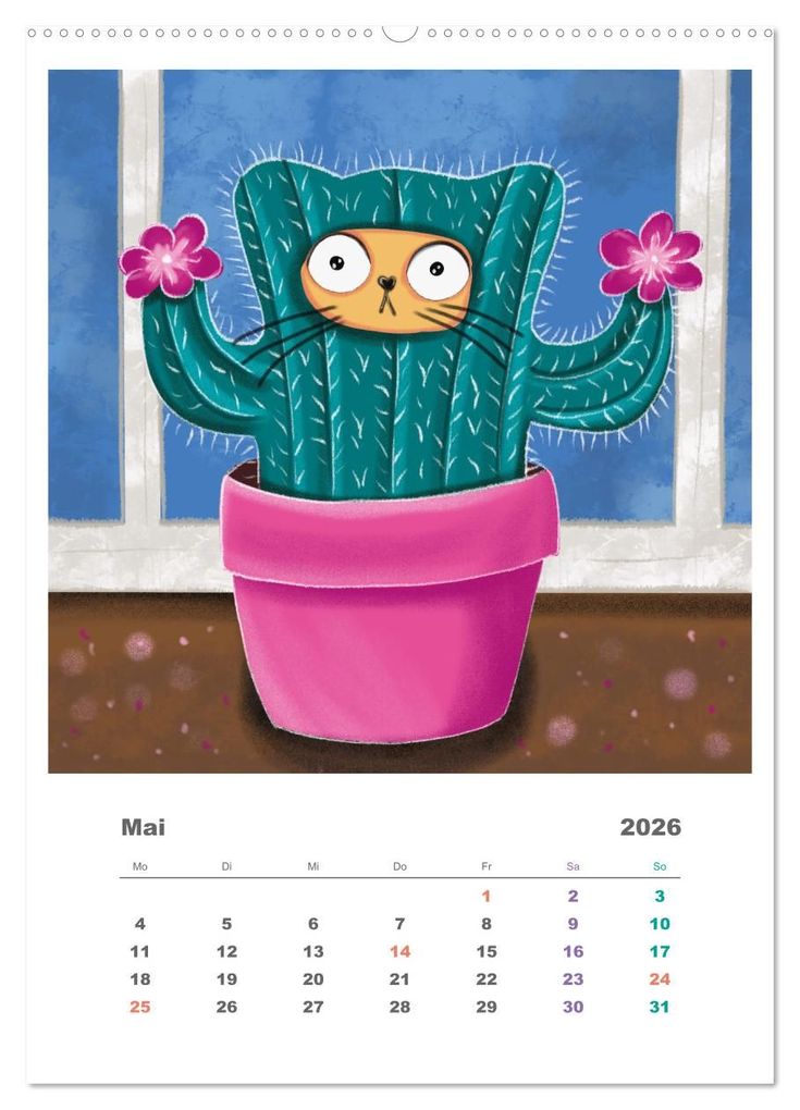 Weitere Ansicht: Leopold der Dritte - Ein Kater zum Knuddeln (Wandkalender 2026 DIN A2 hoch), CALVENDO Monatskalender | Danja Krampikowski, Calvendo