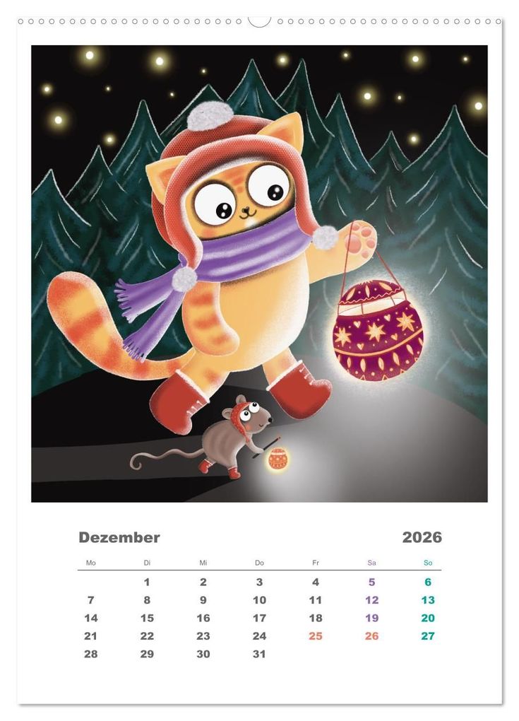 Weitere Ansicht: Leopold der Dritte - Ein Kater zum Knuddeln (Wandkalender 2026 DIN A2 hoch), CALVENDO Monatskalender | Danja Krampikowski, Calvendo