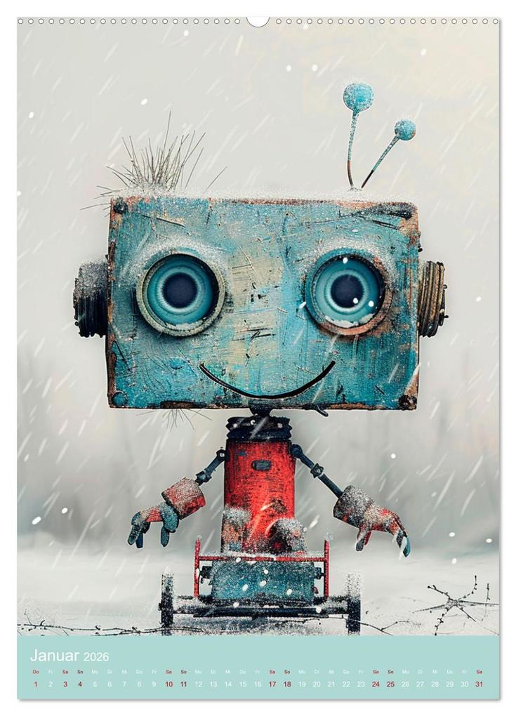 Weitere Ansicht: Rosty und seine Freunde (Wandkalender 2026 DIN A2 hoch), CALVENDO Monatskalender | Anne Seltmann, Calvendo