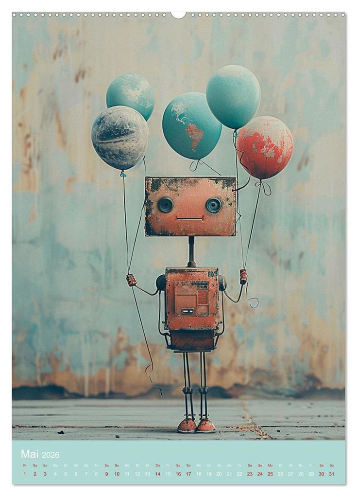 Weitere Ansicht: Rosty und seine Freunde (Wandkalender 2026 DIN A2 hoch), CALVENDO Monatskalender | Anne Seltmann, Calvendo