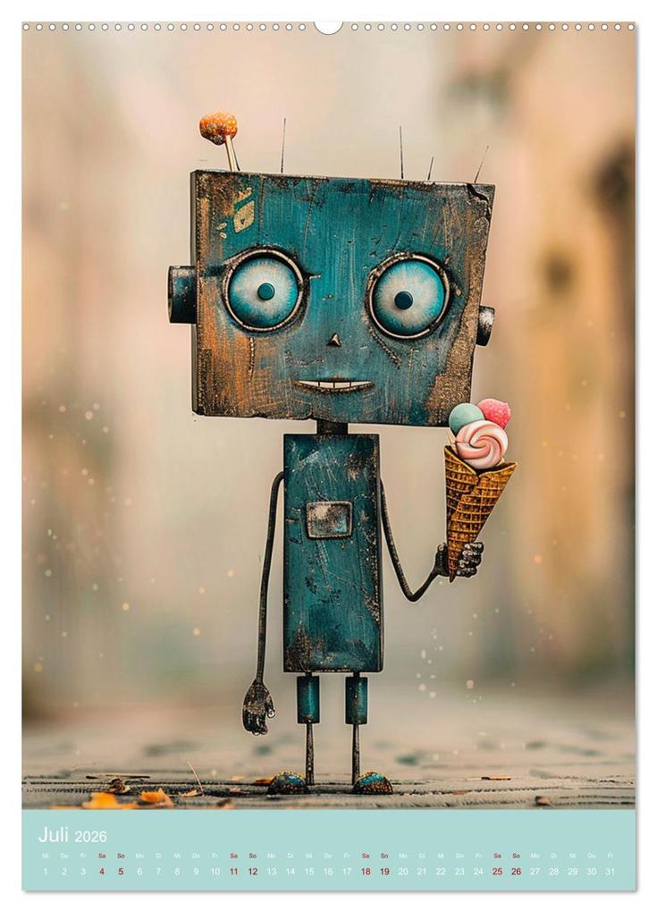 Weitere Ansicht: Rosty und seine Freunde (Wandkalender 2026 DIN A2 hoch), CALVENDO Monatskalender | Anne Seltmann, Calvendo