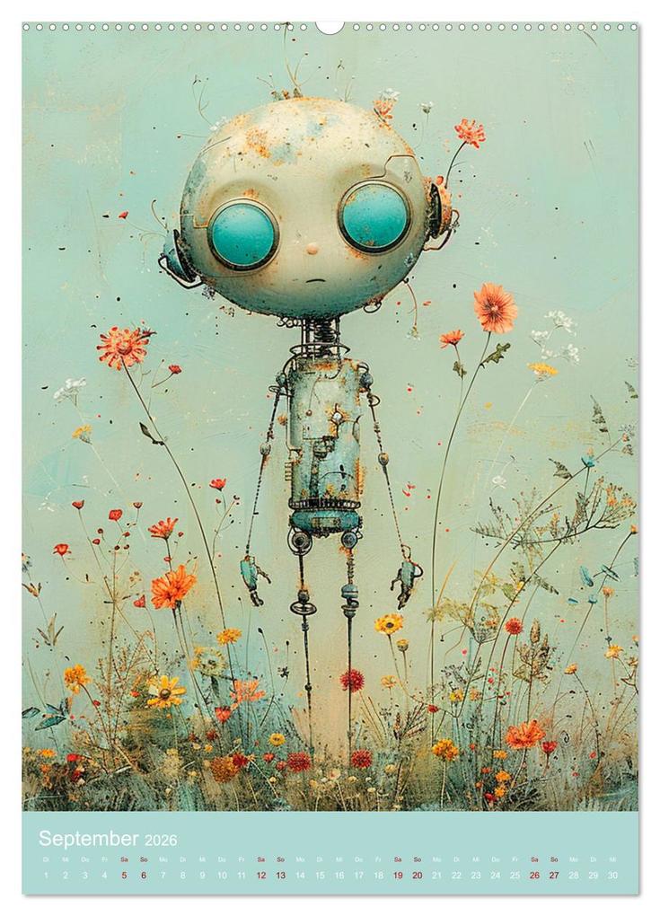 Weitere Ansicht: Rosty und seine Freunde (Wandkalender 2026 DIN A2 hoch), CALVENDO Monatskalender | Anne Seltmann, Calvendo