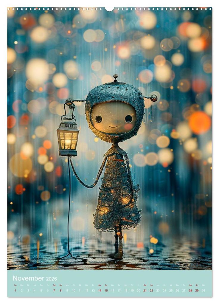 Weitere Ansicht: Rosty und seine Freunde (Wandkalender 2026 DIN A2 hoch), CALVENDO Monatskalender | Anne Seltmann, Calvendo