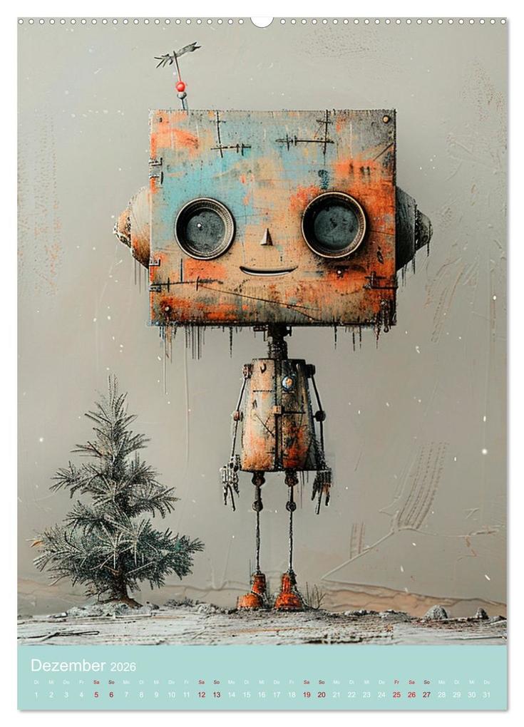 Weitere Ansicht: Rosty und seine Freunde (Wandkalender 2026 DIN A2 hoch), CALVENDO Monatskalender | Anne Seltmann, Calvendo