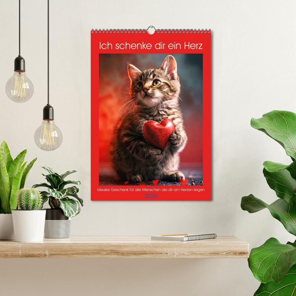 Weitere Ansicht: Ich schenke dir ein Herz (Wandkalender 2026 DIN A3 hoch), CALVENDO Monatskalender | Peter Rübsamen, Calvendo