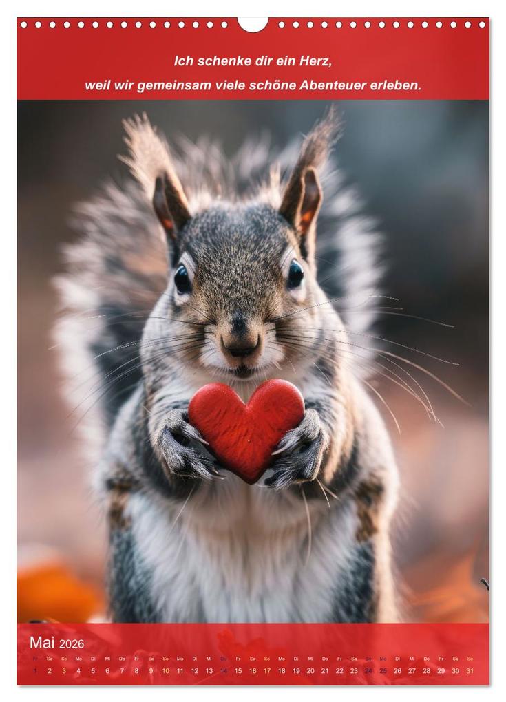 Weitere Ansicht: Ich schenke dir ein Herz (Wandkalender 2026 DIN A3 hoch), CALVENDO Monatskalender | Peter Rübsamen, Calvendo