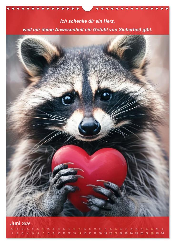 Weitere Ansicht: Ich schenke dir ein Herz (Wandkalender 2026 DIN A3 hoch), CALVENDO Monatskalender | Peter Rübsamen, Calvendo