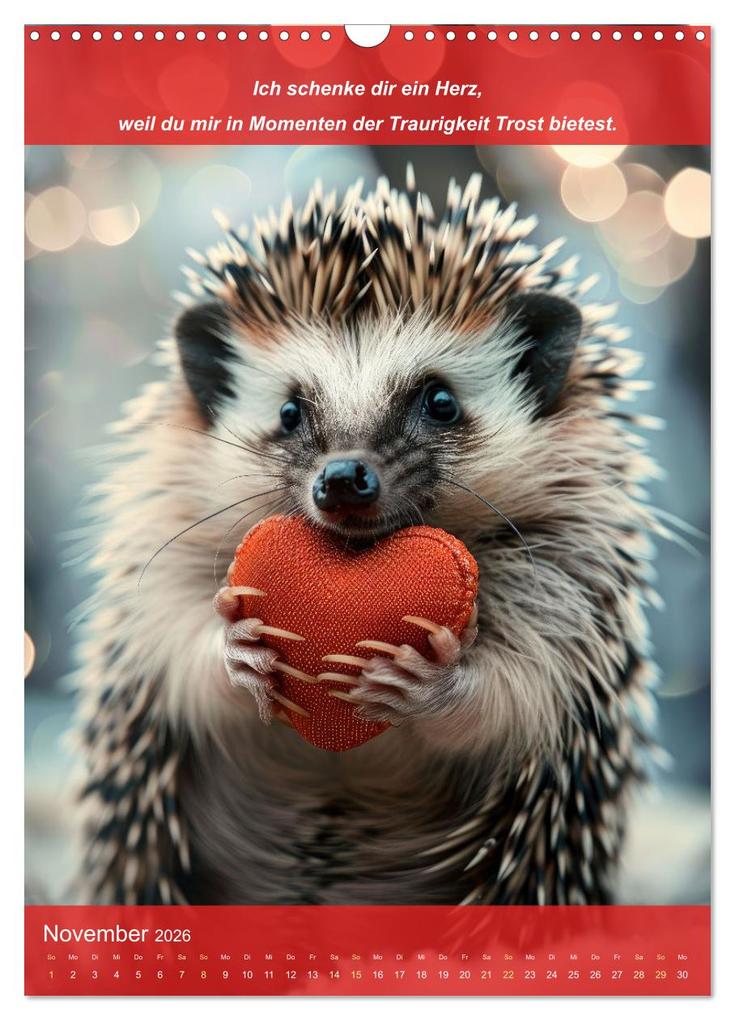 Weitere Ansicht: Ich schenke dir ein Herz (Wandkalender 2026 DIN A3 hoch), CALVENDO Monatskalender | Peter Rübsamen, Calvendo