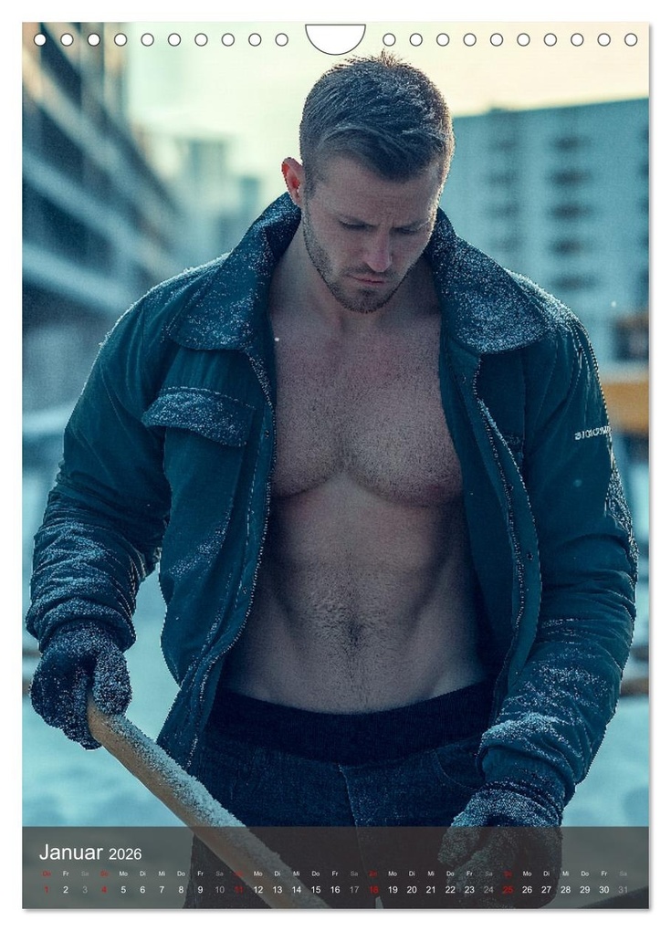 Weitere Ansicht: SEXY BAUARBEITER - Baustelle der verführerischen Männer (Wandkalender 2026 DIN A4 hoch), CALVENDO Monatskalender | MB Fotografie, Calvendo