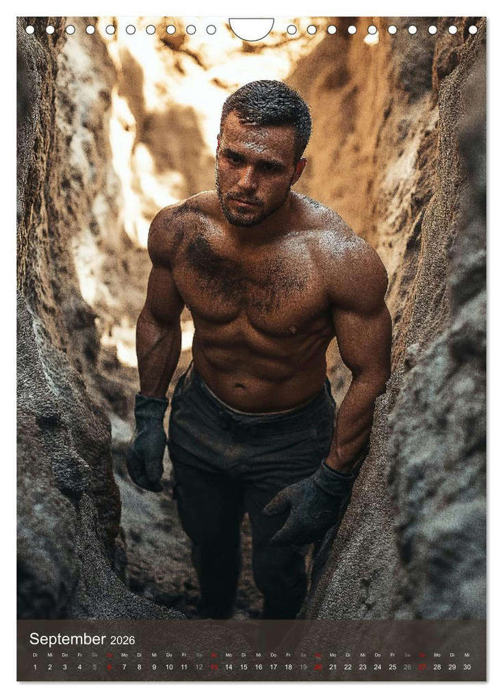 Weitere Ansicht: SEXY BAUARBEITER - Baustelle der verführerischen Männer (Wandkalender 2026 DIN A4 hoch), CALVENDO Monatskalender | MB Fotografie, Calvendo