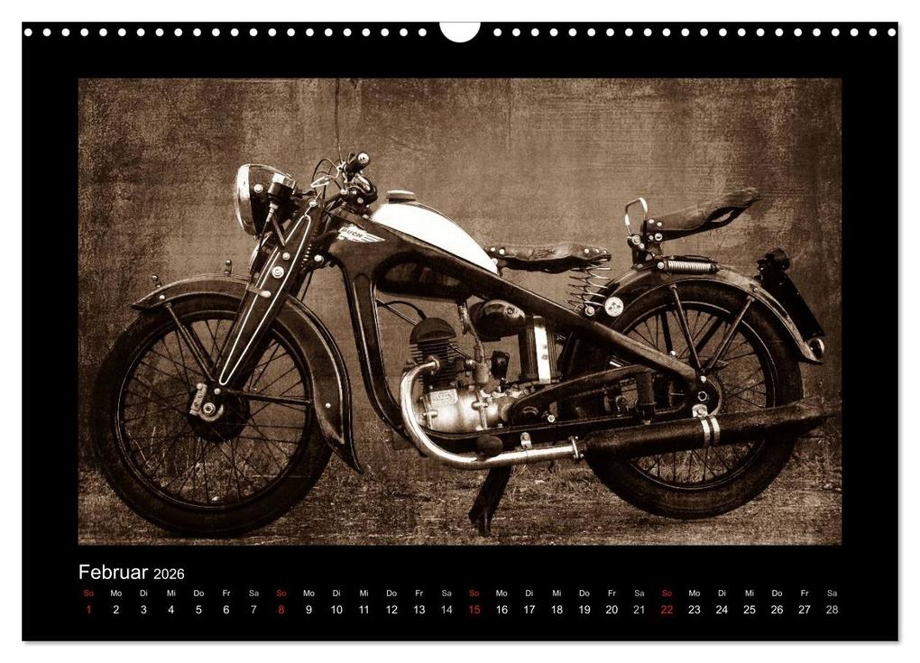 Weitere Ansicht: Motorrad Oldtimer (Wandkalender 2026 DIN A3 quer), CALVENDO Monatskalender | Gabi Siebenhühner, Calvendo