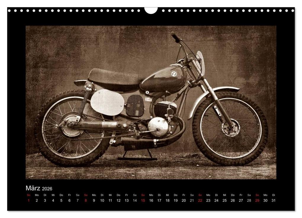 Weitere Ansicht: Motorrad Oldtimer (Wandkalender 2026 DIN A3 quer), CALVENDO Monatskalender | Gabi Siebenhühner, Calvendo