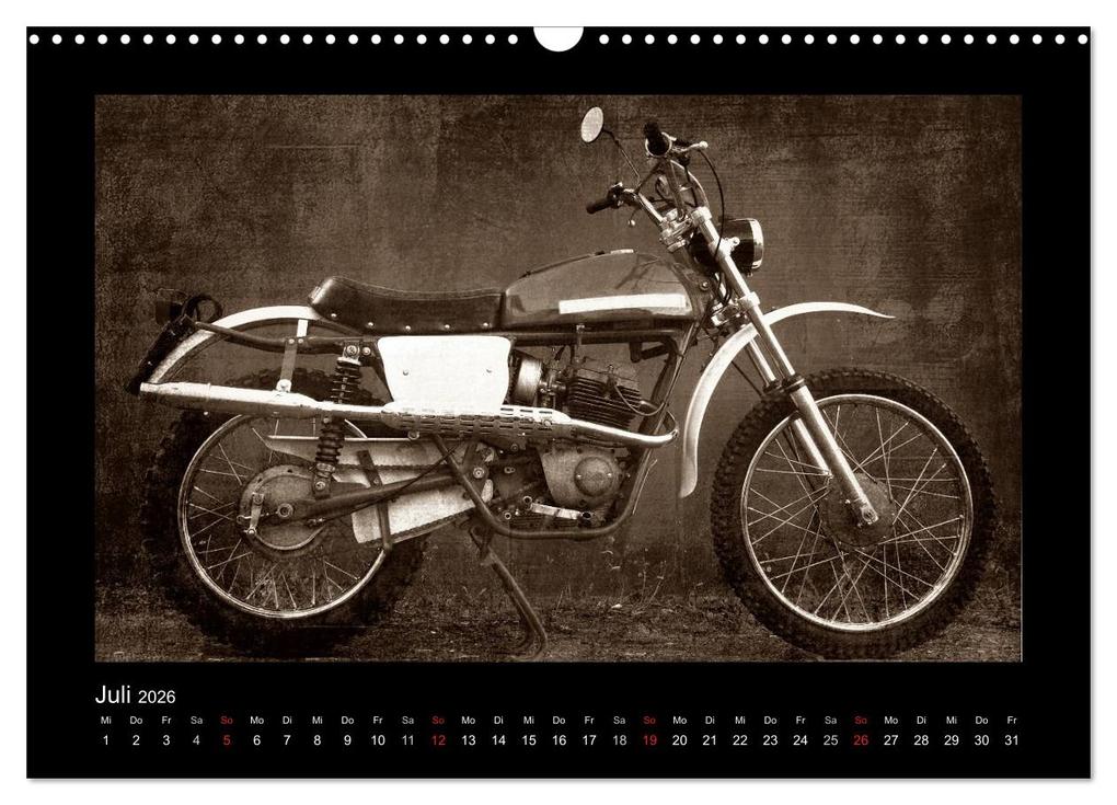Weitere Ansicht: Motorrad Oldtimer (Wandkalender 2026 DIN A3 quer), CALVENDO Monatskalender | Gabi Siebenhühner, Calvendo