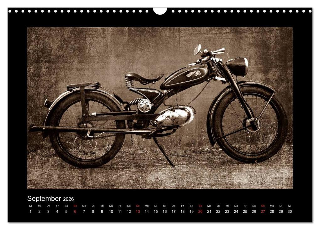 Weitere Ansicht: Motorrad Oldtimer (Wandkalender 2026 DIN A3 quer), CALVENDO Monatskalender | Gabi Siebenhühner, Calvendo