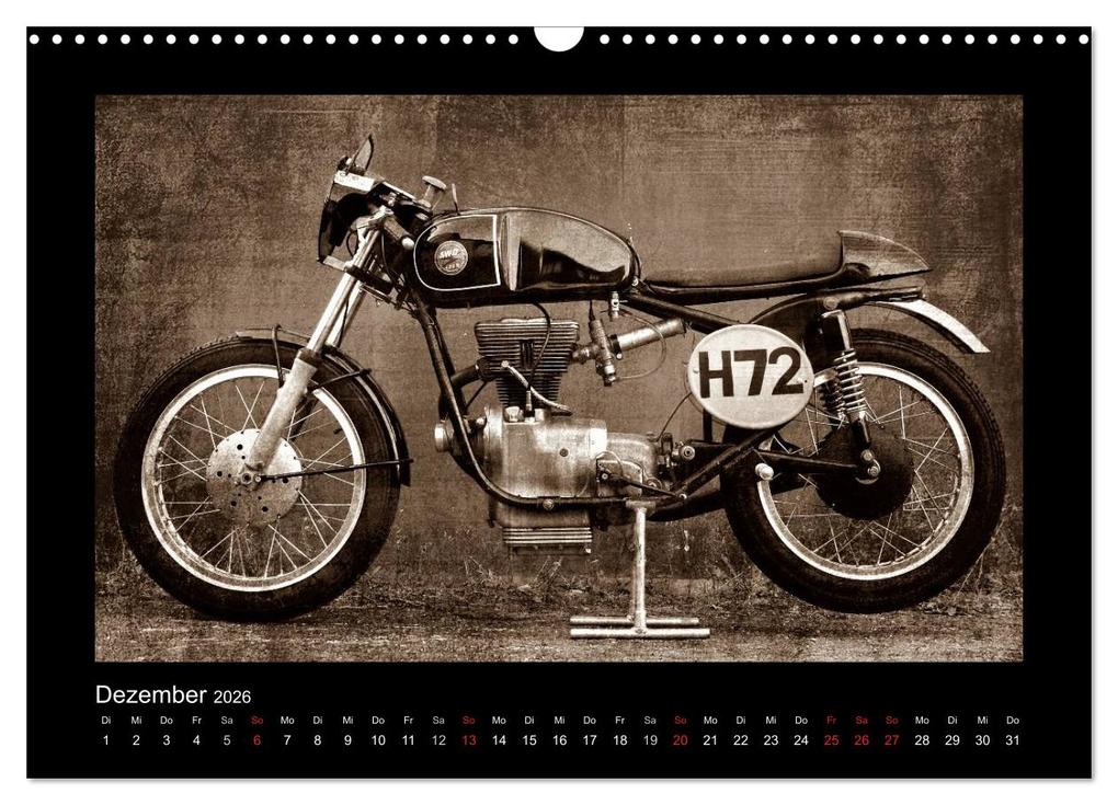Weitere Ansicht: Motorrad Oldtimer (Wandkalender 2026 DIN A3 quer), CALVENDO Monatskalender | Gabi Siebenhühner, Calvendo