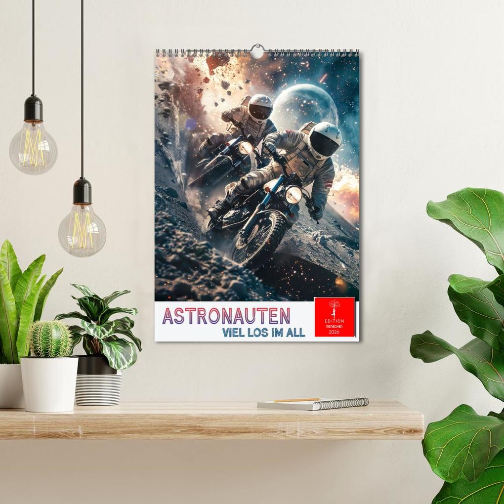 Weitere Ansicht: Astronauten - viel los im All (Wandkalender 2026 DIN A3 hoch), CALVENDO Monatskalender | Peter Roder, Calvendo