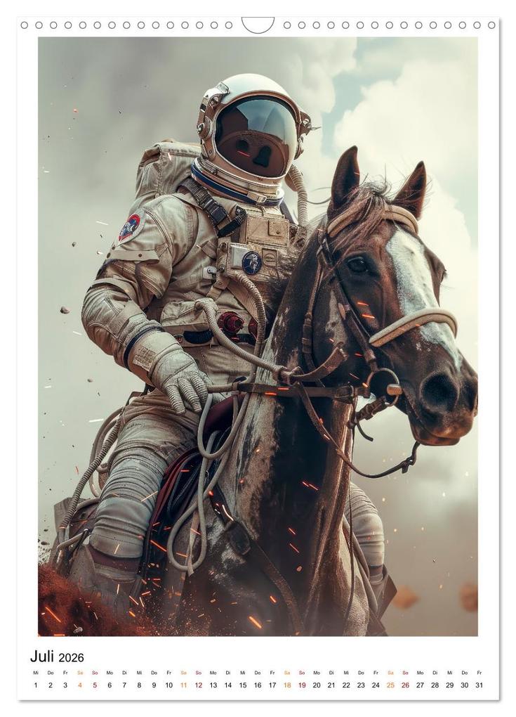 Weitere Ansicht: Astronauten - viel los im All (Wandkalender 2026 DIN A3 hoch), CALVENDO Monatskalender | Peter Roder, Calvendo