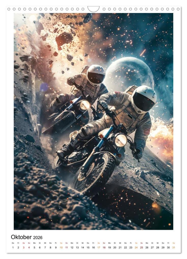 Weitere Ansicht: Astronauten - viel los im All (Wandkalender 2026 DIN A3 hoch), CALVENDO Monatskalender | Peter Roder, Calvendo
