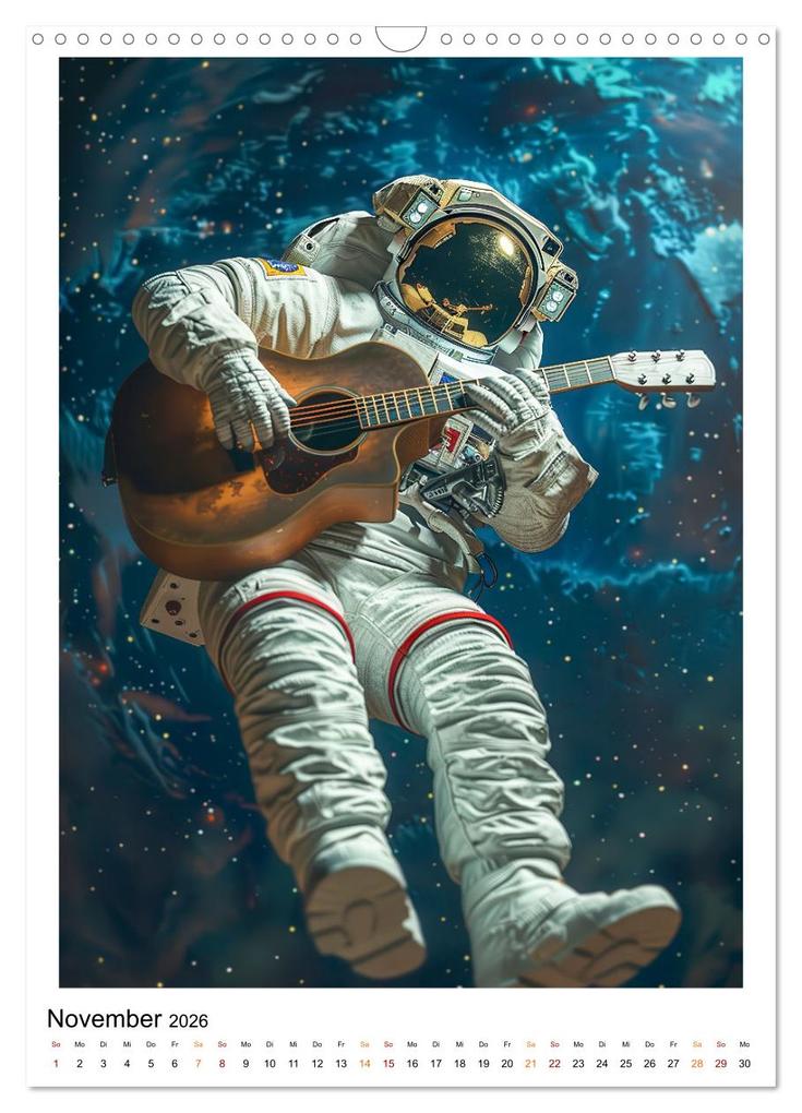 Weitere Ansicht: Astronauten - viel los im All (Wandkalender 2026 DIN A3 hoch), CALVENDO Monatskalender | Peter Roder, Calvendo