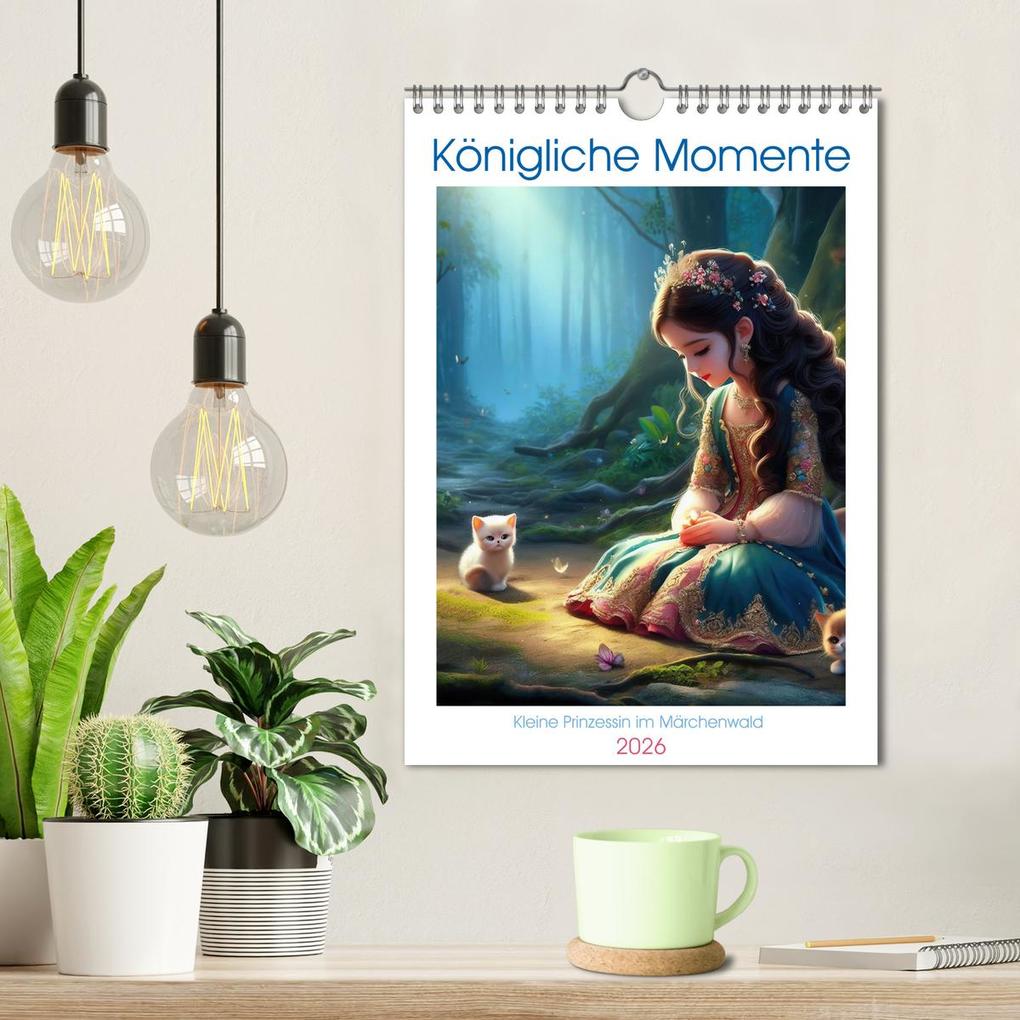 Weitere Ansicht: Königliche Momente - Kleine Prinzessin im Märchenwald (Wandkalender 2026 DIN A4 hoch), CALVENDO Monatskalender | Paul Michalzik, Calvendo