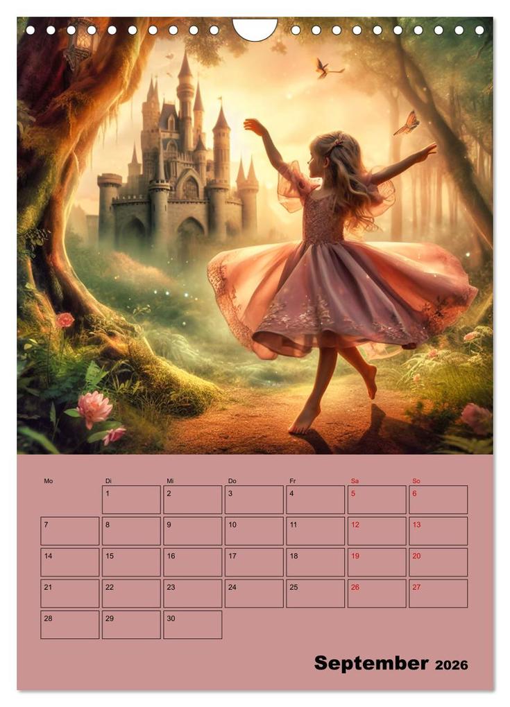 Weitere Ansicht: Königliche Momente - Kleine Prinzessin im Märchenwald (Wandkalender 2026 DIN A4 hoch), CALVENDO Monatskalender | Paul Michalzik, Calvendo