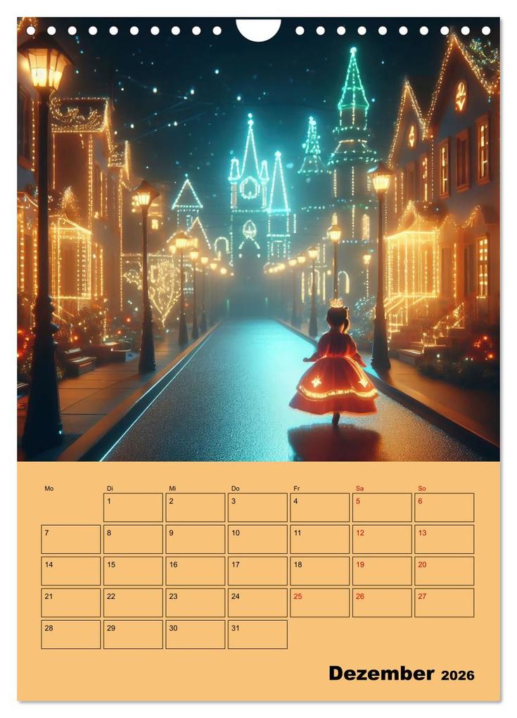 Weitere Ansicht: Königliche Momente - Kleine Prinzessin im Märchenwald (Wandkalender 2026 DIN A4 hoch), CALVENDO Monatskalender | Paul Michalzik, Calvendo