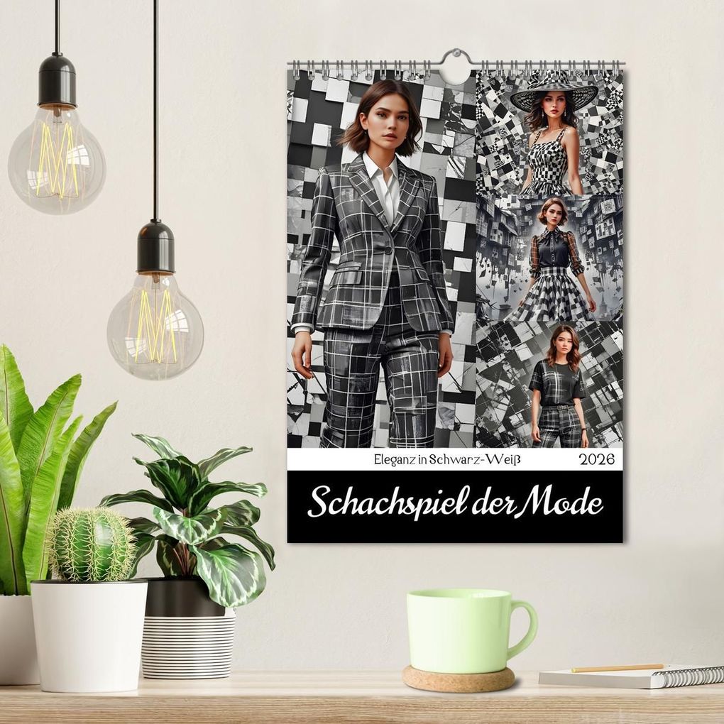 Weitere Ansicht: Schachspiel der Mode (Wandkalender 2026 DIN A4 hoch), CALVENDO Monatskalender | Katharina Stachanczyk, Calvendo