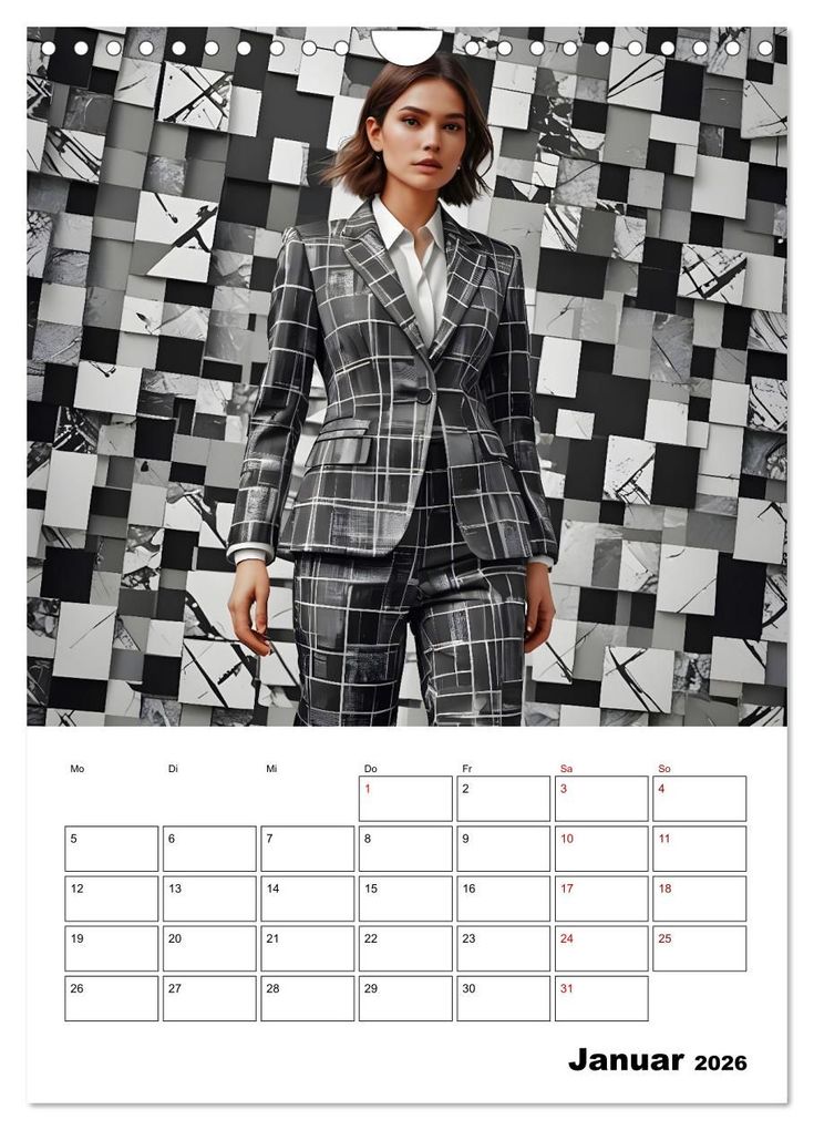 Weitere Ansicht: Schachspiel der Mode (Wandkalender 2026 DIN A4 hoch), CALVENDO Monatskalender | Katharina Stachanczyk, Calvendo