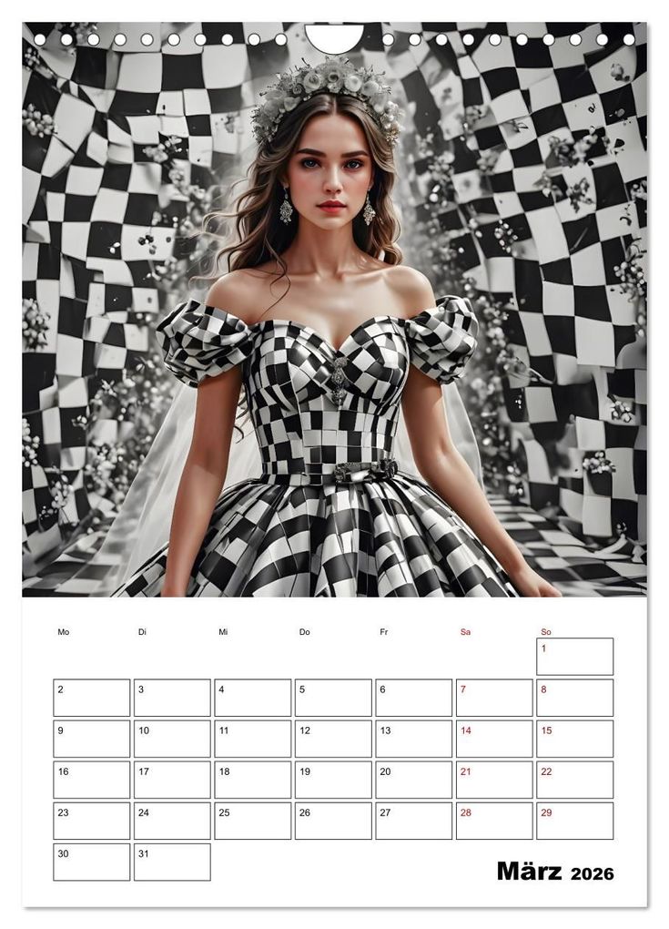 Weitere Ansicht: Schachspiel der Mode (Wandkalender 2026 DIN A4 hoch), CALVENDO Monatskalender | Katharina Stachanczyk, Calvendo