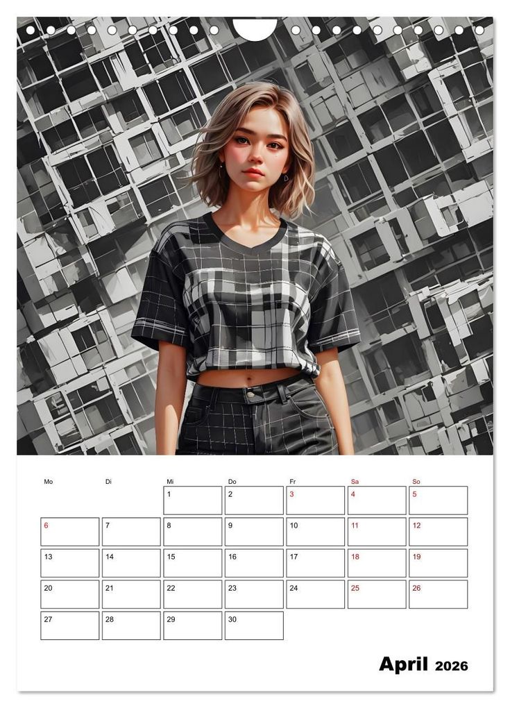 Weitere Ansicht: Schachspiel der Mode (Wandkalender 2026 DIN A4 hoch), CALVENDO Monatskalender | Katharina Stachanczyk, Calvendo