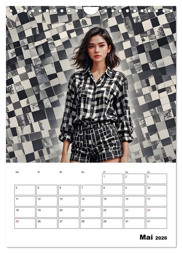 Weitere Ansicht: Schachspiel der Mode (Wandkalender 2026 DIN A4 hoch), CALVENDO Monatskalender | Katharina Stachanczyk, Calvendo