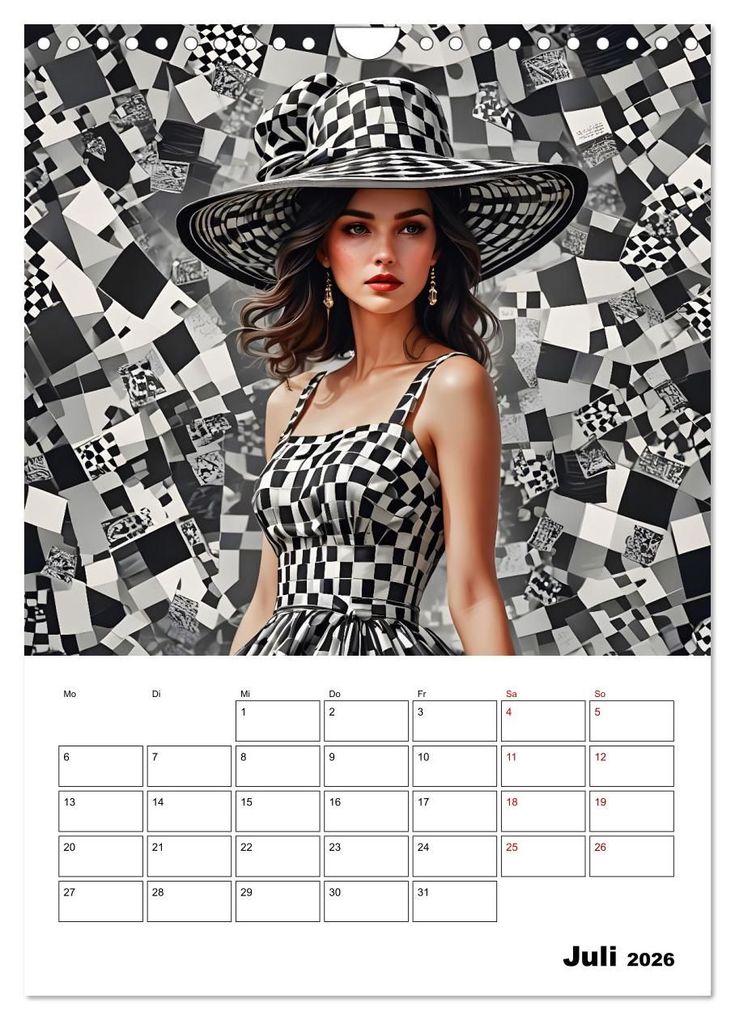 Weitere Ansicht: Schachspiel der Mode (Wandkalender 2026 DIN A4 hoch), CALVENDO Monatskalender | Katharina Stachanczyk, Calvendo