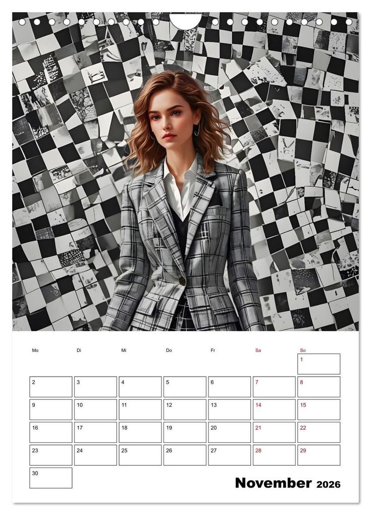 Weitere Ansicht: Schachspiel der Mode (Wandkalender 2026 DIN A4 hoch), CALVENDO Monatskalender | Katharina Stachanczyk, Calvendo