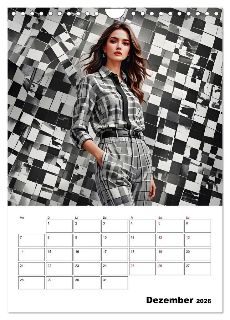 Weitere Ansicht: Schachspiel der Mode (Wandkalender 2026 DIN A4 hoch), CALVENDO Monatskalender | Katharina Stachanczyk, Calvendo
